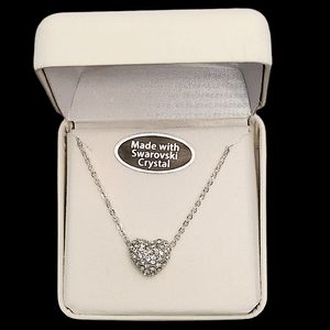 Swarovski explore heart pendant